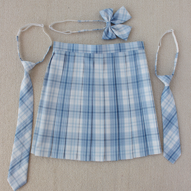 cutiekill-spring-river-blue-jk-vintage-plaid-uniform-skirt-c0018307-4