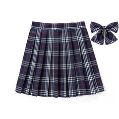 cutiekill-jk-skirt-bow-48cm-vintage-plaid-uniform-skirt-c00905