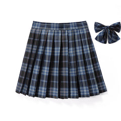 cutiekill-jk-skirt-bow-48cm-vintage-plaid-uniform-skirt-c00905