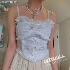 Cutiekill-fairy-white-bow-camisole-ah0240