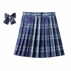 Interstellar-Blue-cutiekill-jk-vintage-plaid-seifuku-uniform-skirt-c00183-1