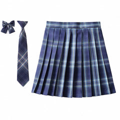 Interstellar-Blue-cutiekill-jk-vintage-plaid-seifuku-uniform-skirt-c00183-1