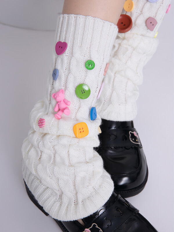 cutiekill-00s-y2k-candy-buttons-leg-warmers-c0173