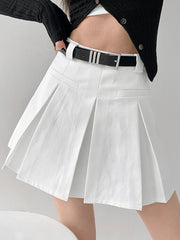 cutiekill-academia-aesthetic-belt-skirt-om0254