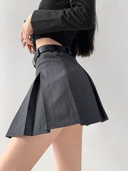cutiekill-academia-aesthetic-belt-skirt-om0254