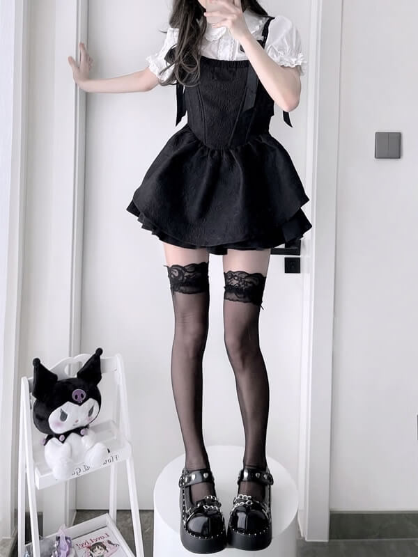 cutiekill-alt-girl-punk-goth-ribbon-garter-stockings-c0169
