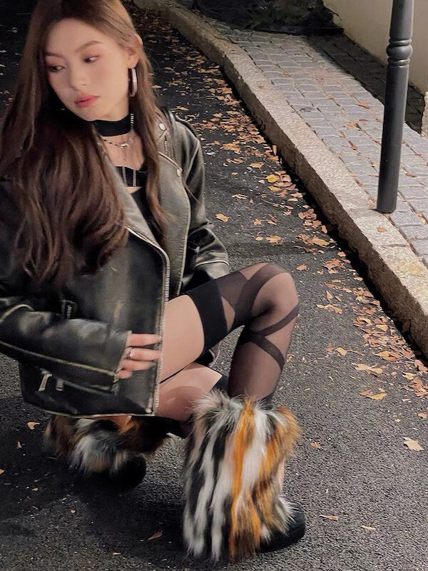 cutiekill-alternative-brown-furry-leg-warmers-c0383