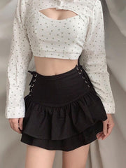 cutiekill-alternative-ribbons-layered-a-line-skirt-ah0025