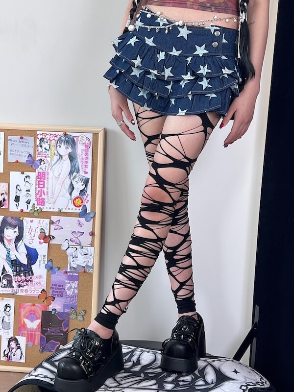 cutiekill-alternative-y2k-ripped-tights-c0350