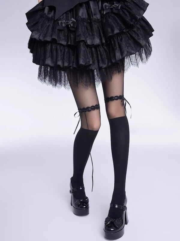 cutiekill-angelcore-ribbon-stockings-effect-tights-c0389