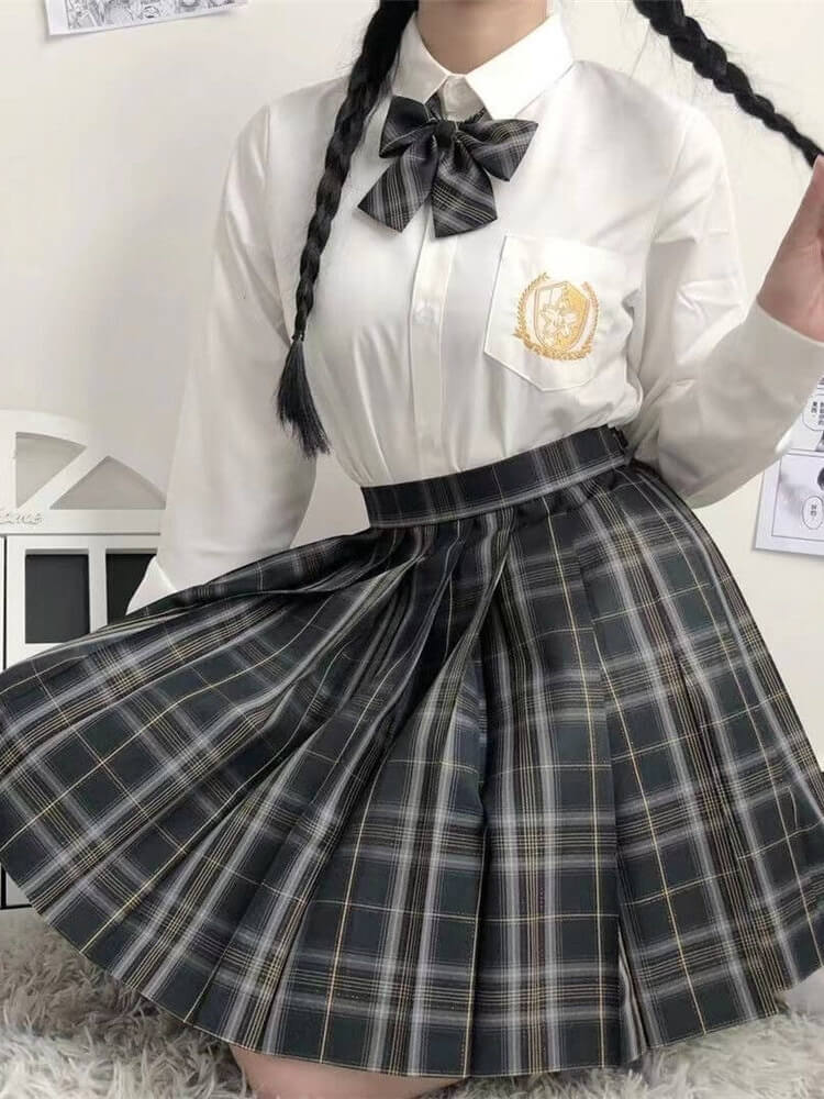 cutiekill-august-olive-jk-uniform-skirt-jk0068