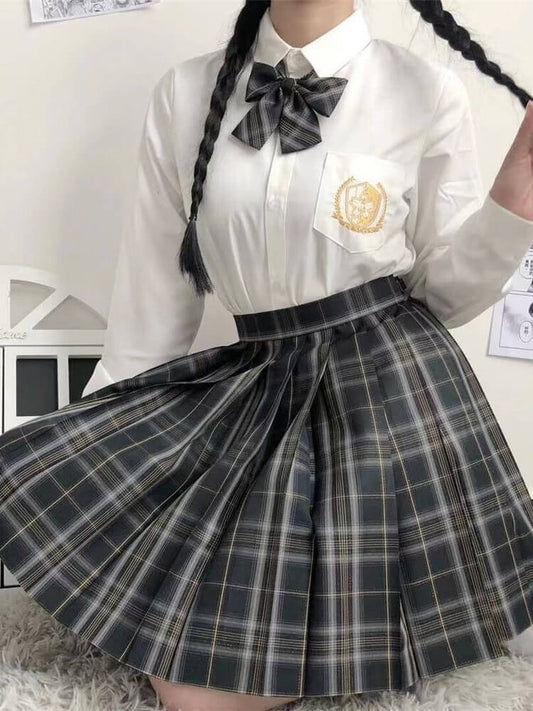 cutiekill-august-olive-jk-uniform-skirt-jk0068