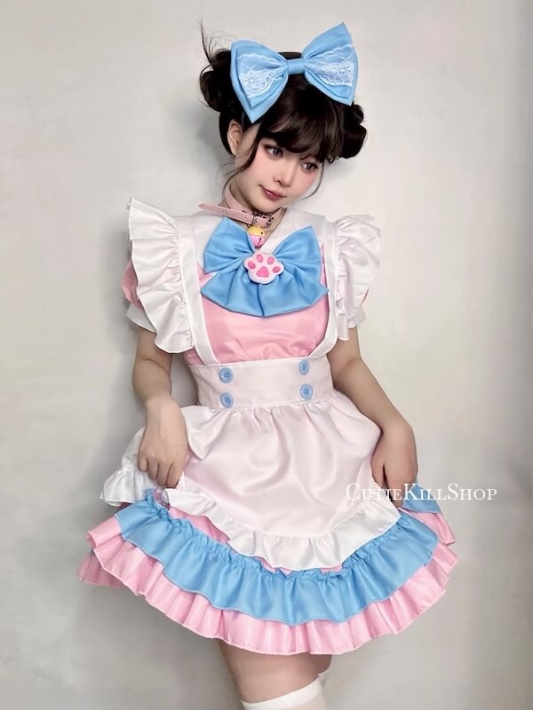 cutiekill-babe-pink-blue-maid-dress-ah0063