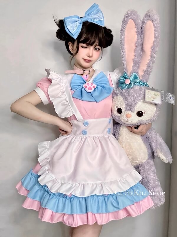 cutiekill-babe-pink-blue-maid-dress-ah0063