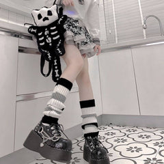 cutiekill-back-to-school-y2k-stripes-leg-warmers-c0100