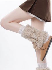 cutiekill-bear-doll-fluffy-lace-up-leg-warmers-c0502