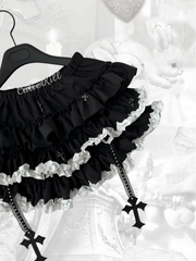 cutiekill-black-angel-y2k-ruffled-bloomer-skirt-cutiey2k0009