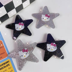 cutiekill-bling-kitty-star-hair-clip-ah0452