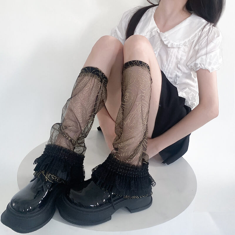 cutiekill-bling-see-through-leg-warmers-c0322