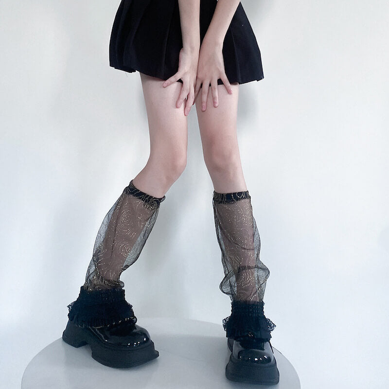 cutiekill-bling-see-through-leg-warmers-c0322