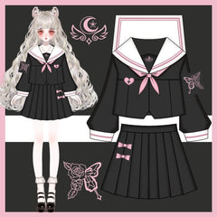cutiekill-butterfly-rose-jk-night-dream-uniform-set-jk0048