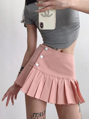 cutiekill-buttons-slit-skirt-om0243