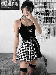 cutiekill-chessboard-alternative-skirt-ah0625