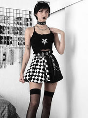 cutiekill-chessboard-alternative-skirt-ah0625