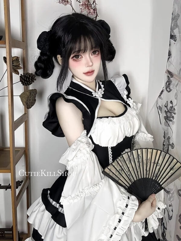 cutiekill-chinese-maid-cheongsam-qipao-maid-dress-ah0842