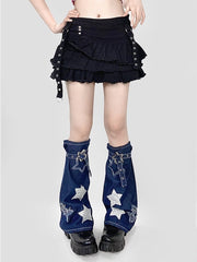 cutiekill-cool-star-denim-leg-warmers-c0331