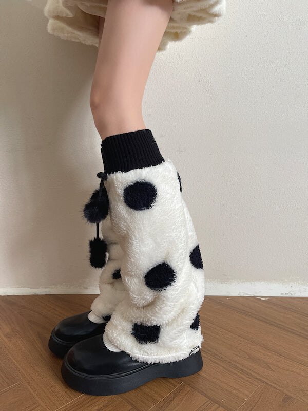 cutiekill-cream-polka-dot-pom-pom-leg-warmers-c0507