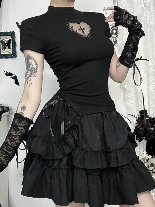 cutiekill-cross-heart-ribbon-lace-up-crop-top-ah0832