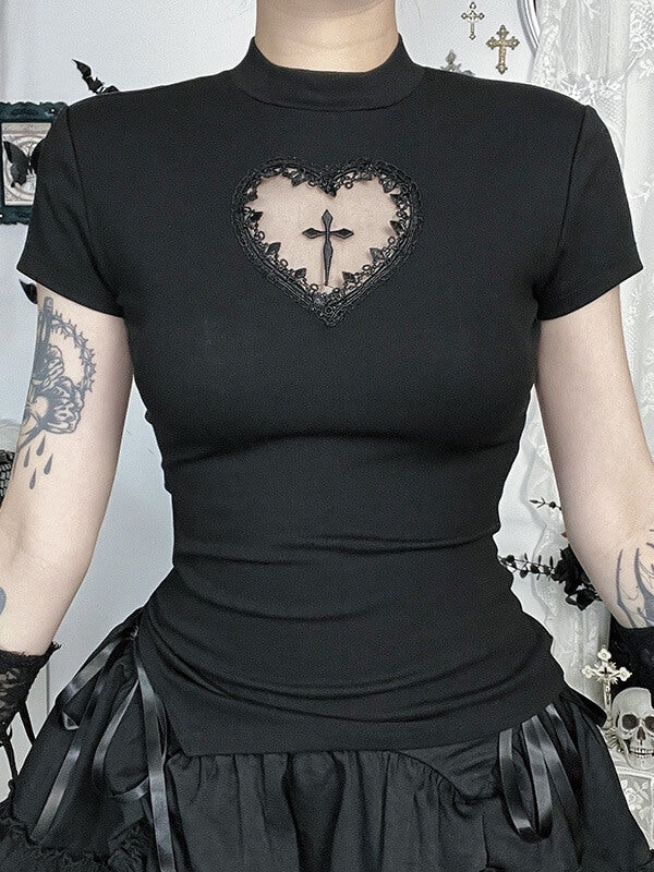 cutiekill-cross-heart-ribbon-lace-up-crop-top-ah0832
