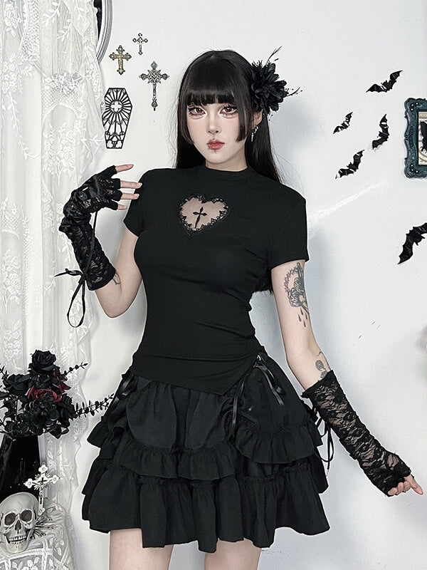 cutiekill-cross-heart-ribbon-lace-up-crop-top-ah0832