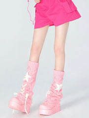 cutiekill-custom-pink-star-leg-warmers-c0299