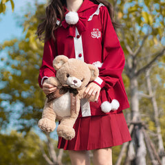 cutiekill-cute-bear-jk-red-uniform-set-jk0058
