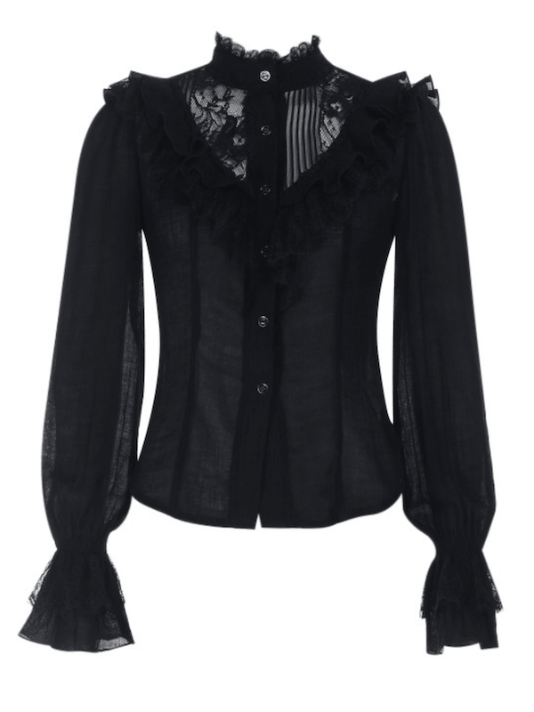 cutiekill-dark-aesthetic-lace-ruffled-blouse-ah0913