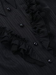 cutiekill-dark-chic-satin-stripe-button-up-blouse-ah0874