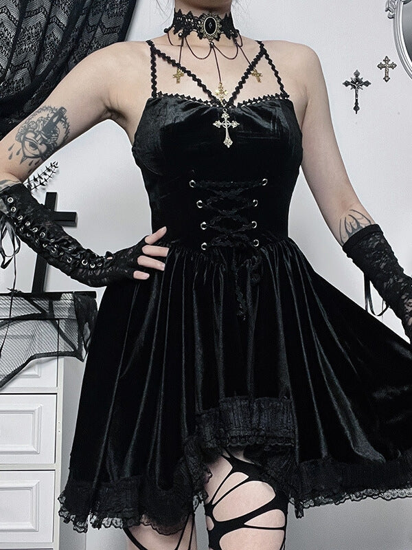 cutiekill-dark-cross-ribbon-dress-ah0515