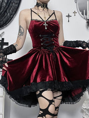 cutiekill-dark-cross-ribbon-dress-ah0515