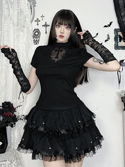 cutiekill-dark-gothic-starry-tulle-skort-ah0860