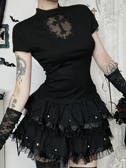 cutiekill-dark-gothic-starry-tulle-skort-ah0860