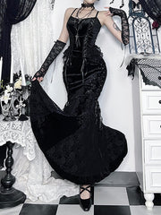 cutiekill-dark-romantic-velvet-lace-trim-camisole-ah0875