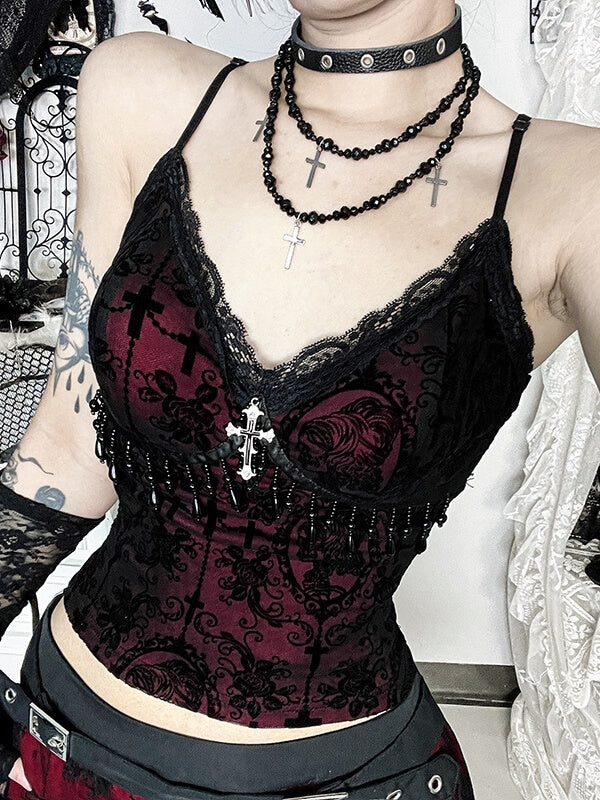 cutiekill-dark-rose-lace-cami-top-ah0871