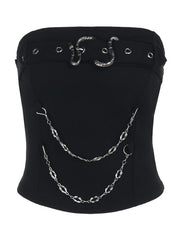 cutiekill-dark-snake-buckle-tank-top-ah0811