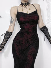 cutiekill-dark-spiderweb-backless-dress-ah0662