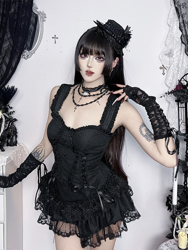 cutiekill-dark-spiderweb-jacquard-lace-up-cami-ah0903-7