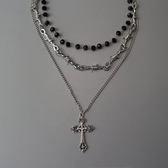 cutiekill-dark-sweet-layered-cross-multi-necklace-ah0816