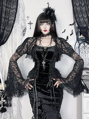 cutiekill-dark-witchy-lace-bell-sleeves-bolero-ah0873