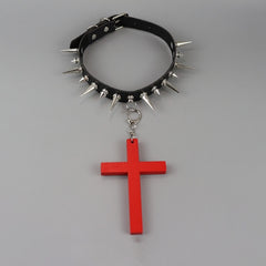 cutiekill-darkness-punk-studded-choker-with-cross-wood-acc003